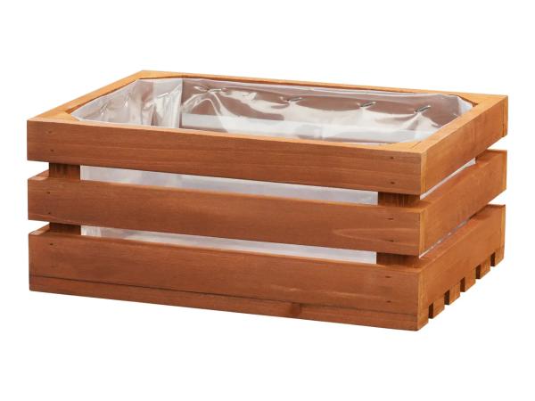 Parkside Wooden Planter - Brown