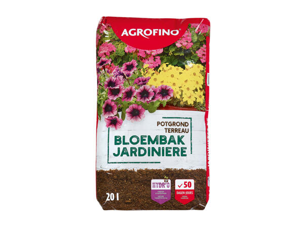 Terreau pour bacs à fleurs