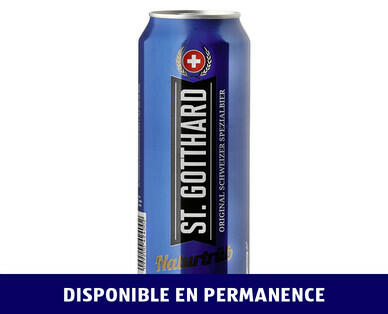 ST. GOTTHARD 
 BIÈRE NON FILTRÉE