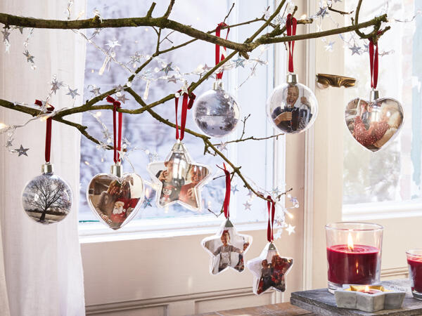 Décorations de Noël personnalisables, 4 pièces