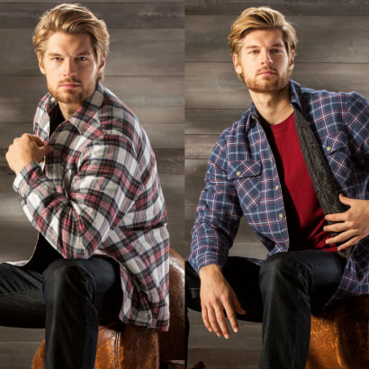 Surchemise en flanelle pour hommes
