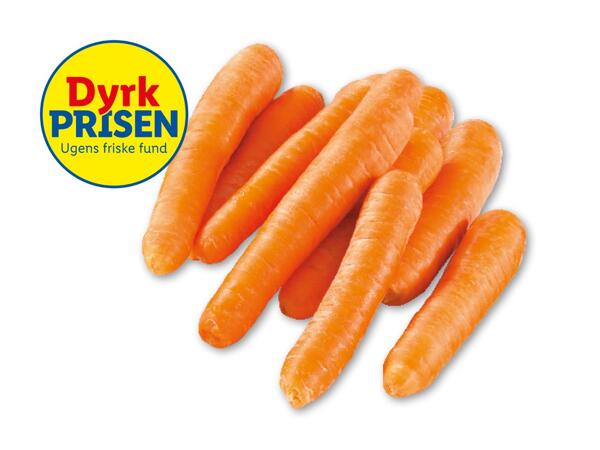 Danske håndsorterede gulerødder
