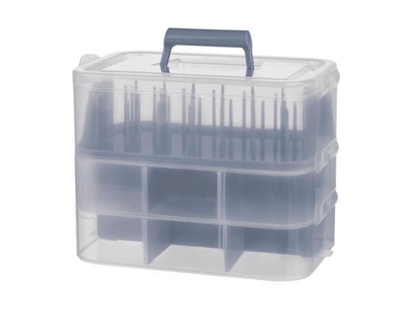 Scatola portaoggetti/box per accessori da cucito