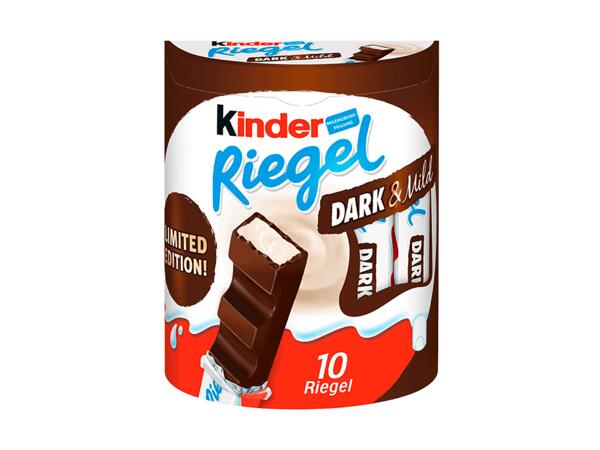 Barres de chocolat Dark & Mild Kinder, 10 pièces