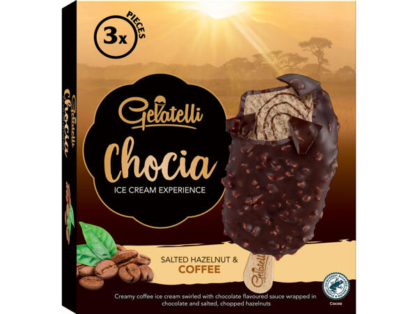 Glace avec sauce