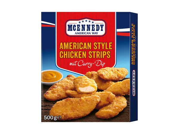 Beignets de poulet avec sauce trempette