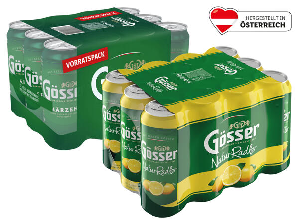 Gösser Märzenbier oder Natur Radler