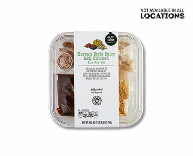 Park Street Deli Teriyaki or Korean BBQ Chicken Stir Fry Kit