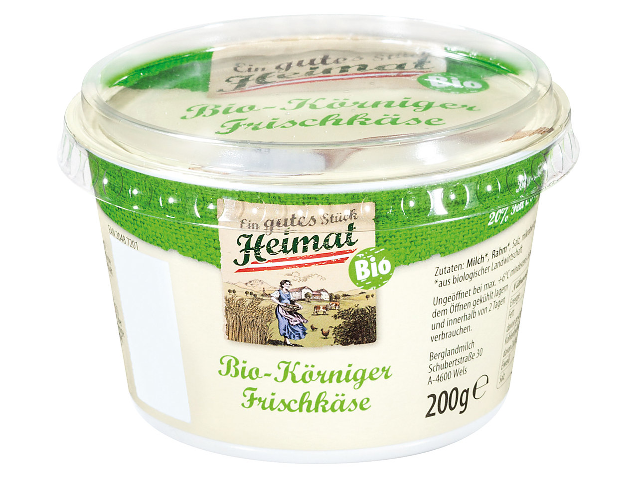 EIN GUTES STÜCK HEIMAT BIO Bio-Körniger Frischkäse