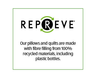 Organic Cotton Cover Pillow Assortment with REPREVE(R) Filling