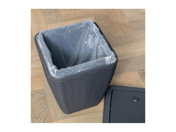 Addis Rattan-Effect Toilet Brush & Bin Set