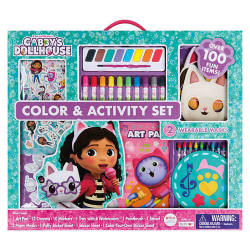 Kids Color & Activity Set - Gabby's Dollhouse