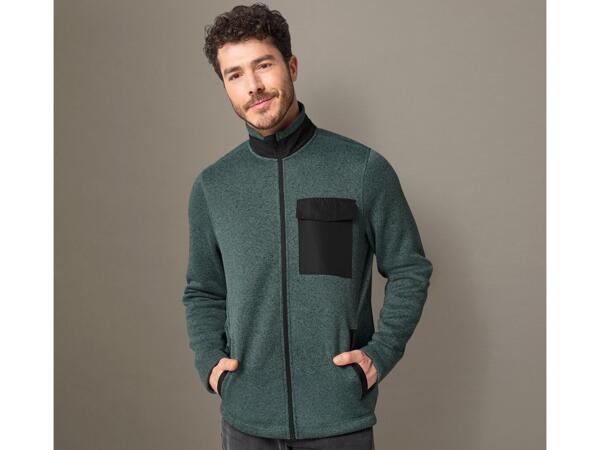 Men's Knitted Fleece Jacket