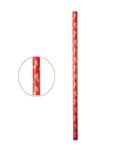 6 Metre Extra Wide Red Reindeer Wrap