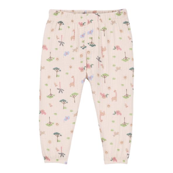 L&D(R) Pantalon en mousseline, 2 pcs