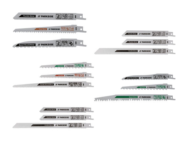 Assortiment de lames de scie sabre