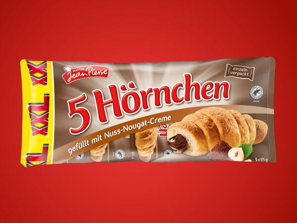 Croissants mit Nuss-Nougat-Füllung