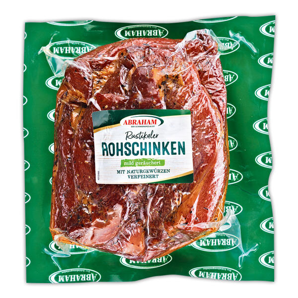 Rustikaler Rohschinken