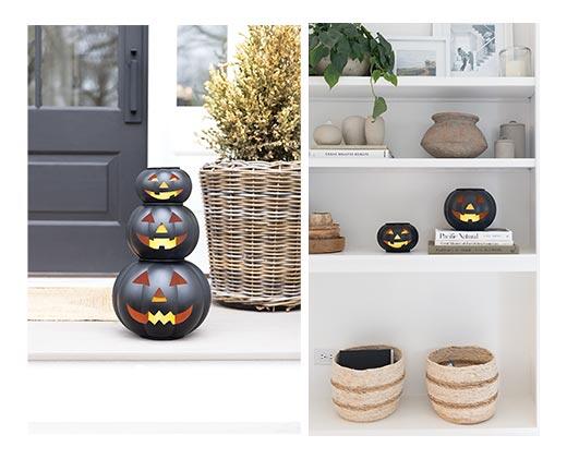 Huntington Home Metal Jack-O-Lantern
