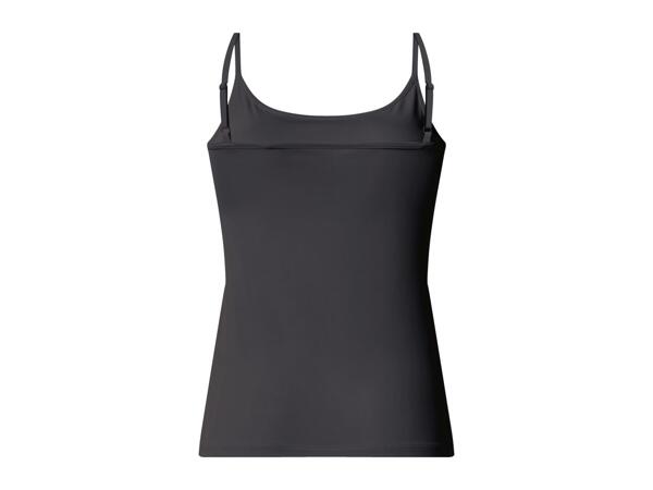 Ladies' Black Vest Tops - 2 Pack