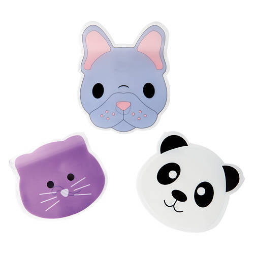 3 Pack Reusable Animal Bags - Cat, Dog, Panda