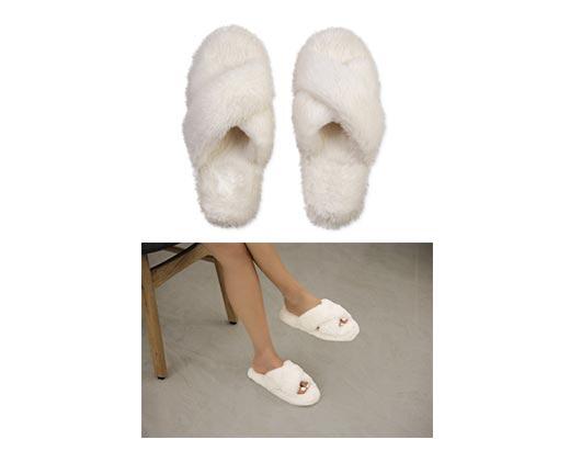 Serra 
 Faux Fur Slides