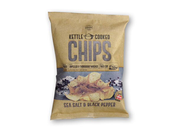 Kettle cooked eller Taffel chips