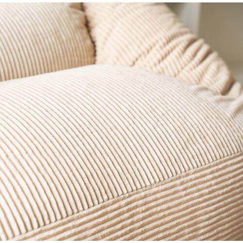 HOME DELUXE Sitzsack COZY inkl. Hocker, beige
