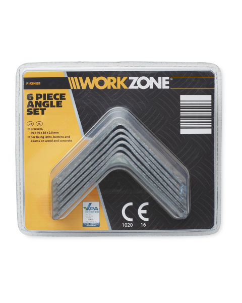 6 piece Angle Bracket Set