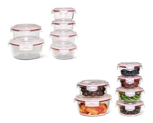 Crofton 
 12-Piece Glass Bowl Set with Snap Lids