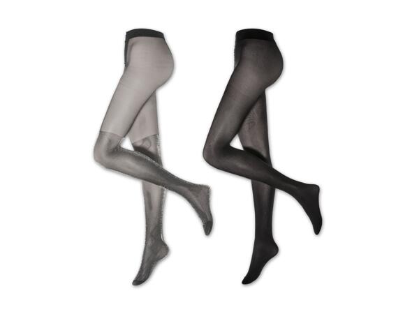 Damen Feinstrumpfhose, 2 Stück