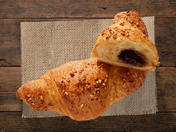 Croissant fourré au praliné noisette