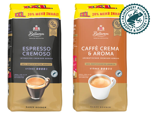 Kaffee ganze Bohne 1000 g + 200 g gratis