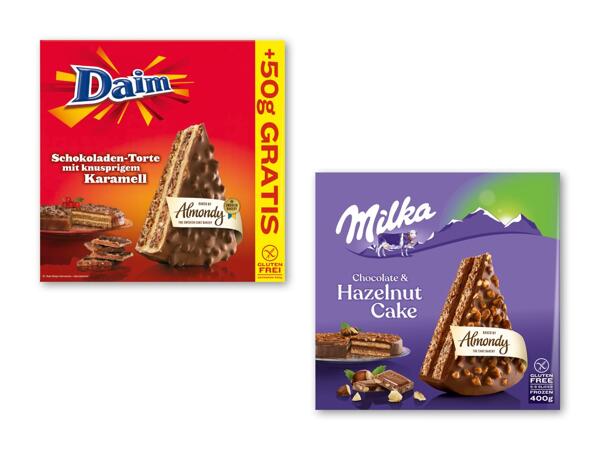 ALMONDY Milka- eller Daimtærte