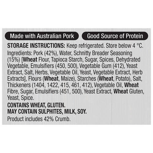 Pork Schnitty Dippers 500g
