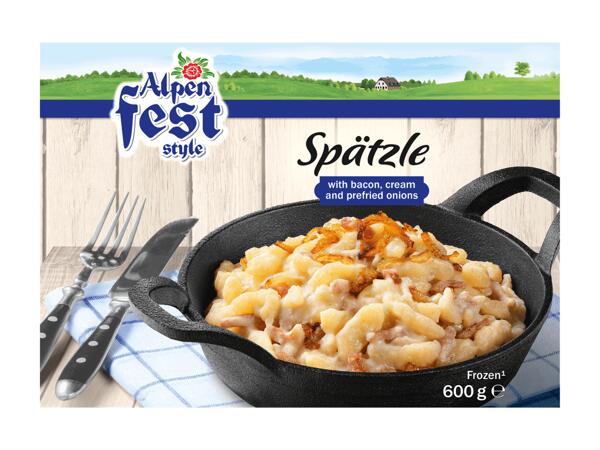 Spätzle au lard