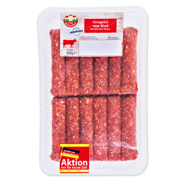 Cevapcici vom Rind