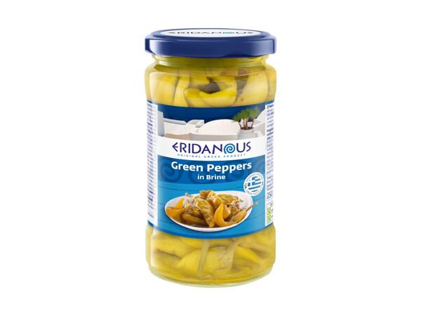Green Peppers in Brine
