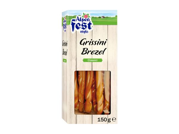 Brezel breadsticks