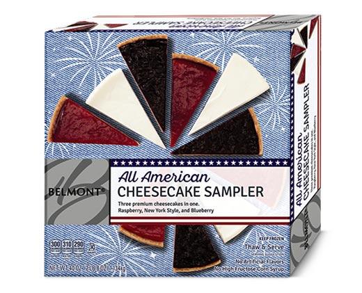 Belmont 
 All American or Key Lime Cheesecake