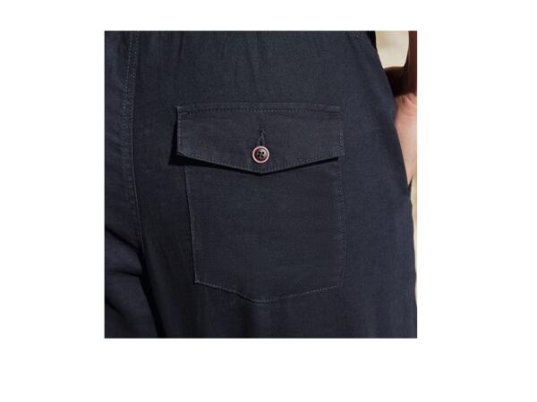Men's Linen Trousers Straight Fit