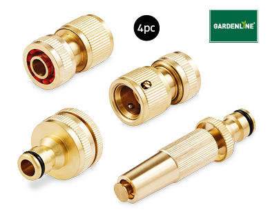 Brass Hose Accessories 4pc