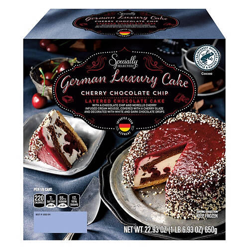 Cherry Chocolate Chip Layered German Luxury Cake, 22.9 oz