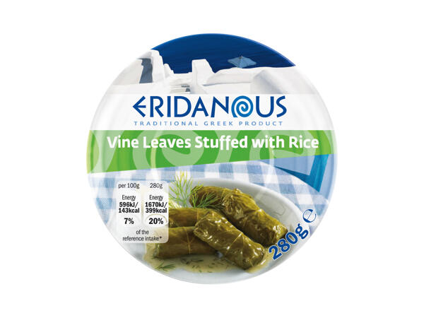 Vine Leaves stuffed with Rice
