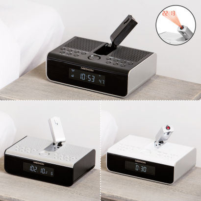 Radio-réveil avec projecteur
