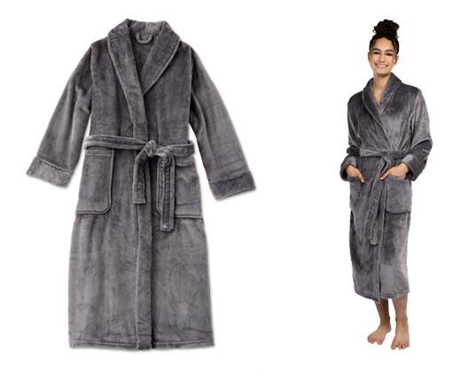 Serra 
 Ladies' Micro Plush Bath Robe