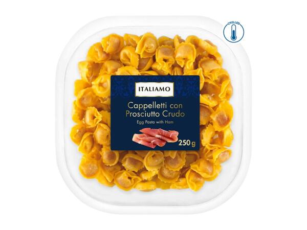 Italiamo Cappelletti with Prosciutto