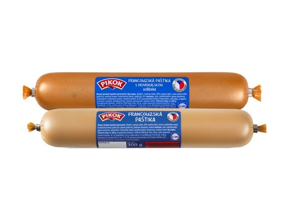 FRANCOUZSKÁ PAŠTIKA KLASIK / S PROVENSÁLSKÝM KOŘENÍM, 1 KG = 63 KČ