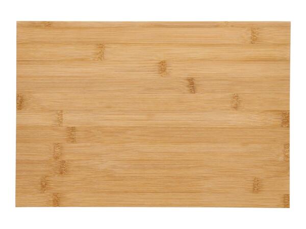 Silvercrest Bamboo Chopping Board With Pull-Out Tray