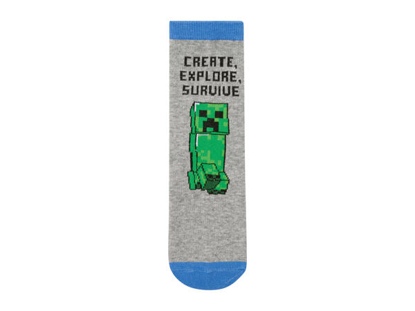 Kids' Minecraft Socks - 3 Pairs